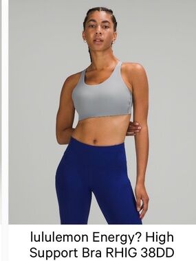 lululemon athletica Energy High Support Sports Bra - Gray